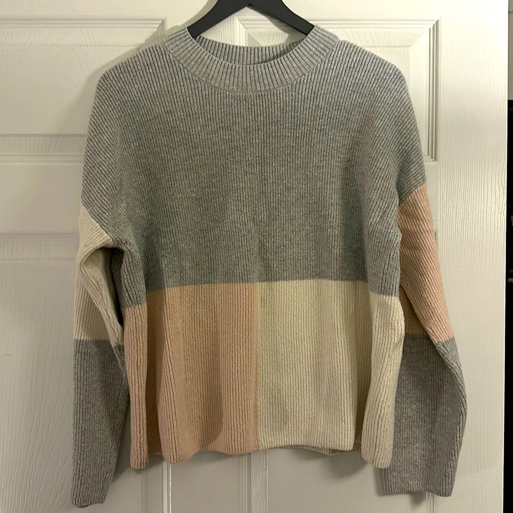 Lucky Brand Women’s Block-Color Knit Sweater